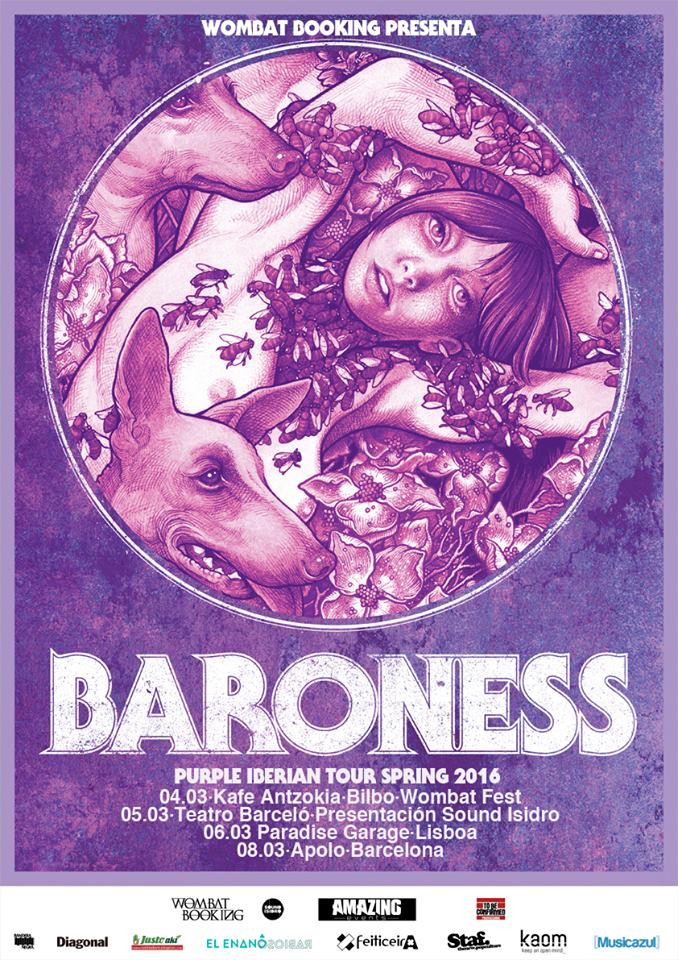Cartel Baroness Purple Iberian Tour
