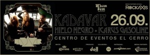 Crónica Kadavar, Hielo Negro, Icarus Gasoline (Centro De Eventos El Cerro)
