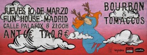 Crónica Bourbon + Tomaccos (Fun House Music, Madrid)
