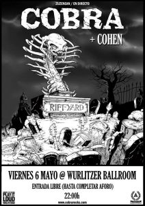 Crónica Cobra + Cohen (Wurlitzer Ballroom, Madrid)