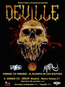 Crónica Mamvth + Taser + Electric Valley + Deville (El Planeta De Los Wattios, Madrid)