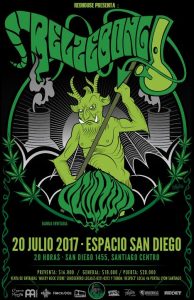 Crónica Belzebong + Ocultum (Espacio San Diego, Santiago de Chile)