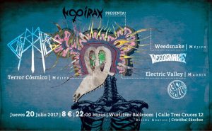 Terror Cósmico y Weedsnake cierran esta noche su gira europea con la escolta de Electric Valley