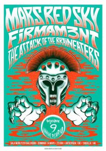 Crónica Mars Red Sky + Firmam3nt + The Attack Of The Brain Eaters (Wurlitzer Ballroom, Madrid)
