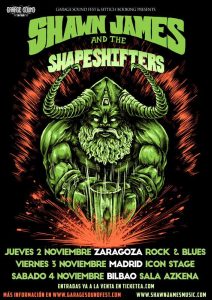 Crónica Shawn James &  The Shapeshifters (Cool Stage, Madrid)