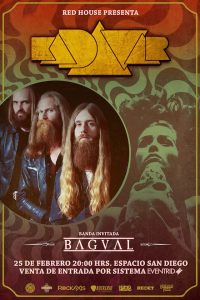 Kadavar, primera cita exclusiva para arrancar el calendario 2018 de Red House