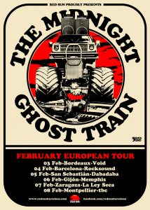 The Midnight Ghost Train pasará en Febrero por España