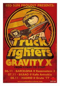 Red Sun Barcelona trae la gira de Truckfighters para el próximo mes de Noviembre