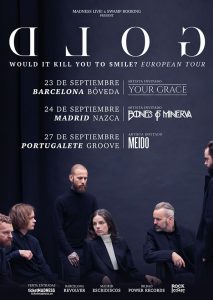 Hoy arranca la mini-gira española de los vanguardistas GOLD