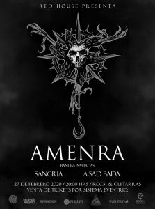 Póster oficial y todos los detalles de la llegada de Amenra a Chile